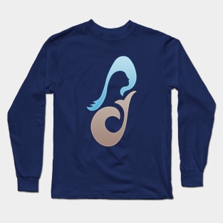 Mermaid emblem Long Sleeve T-Shirt